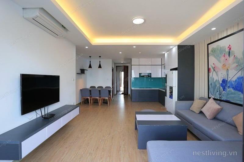 City View 2-Bed Apartment for Rent in West Lake, Hanoi