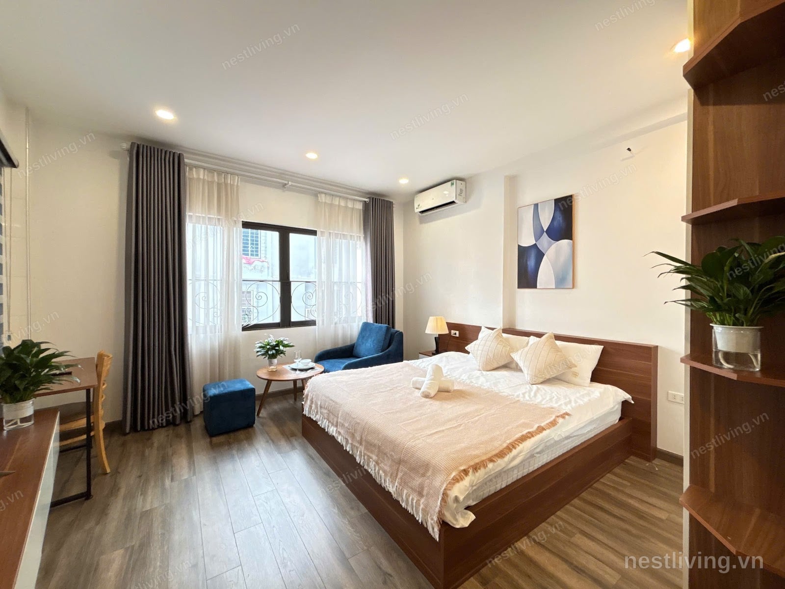 Furnished Studio for Rent in West Lake, Hanoi