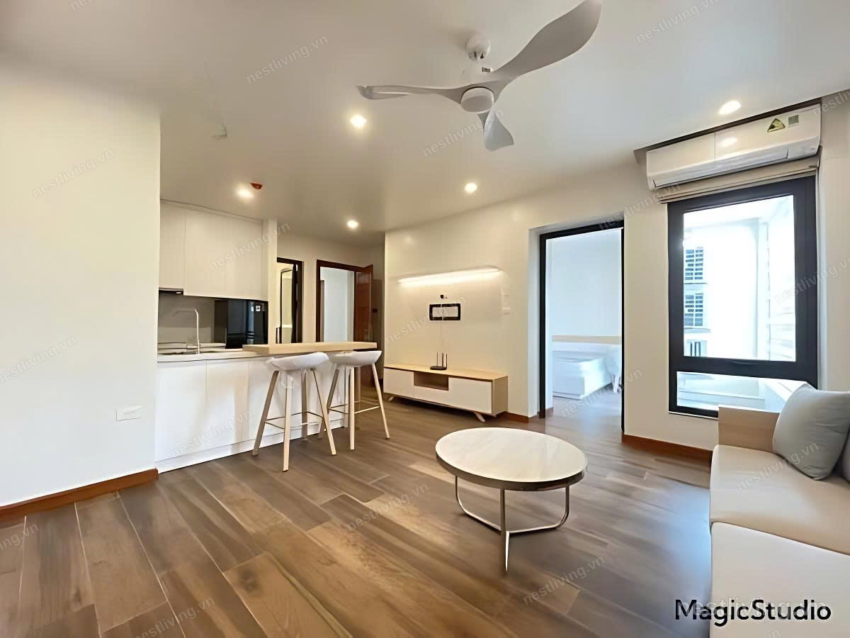 1-Bed Apartment with Balcony for Rent in West Lake, Hanoi