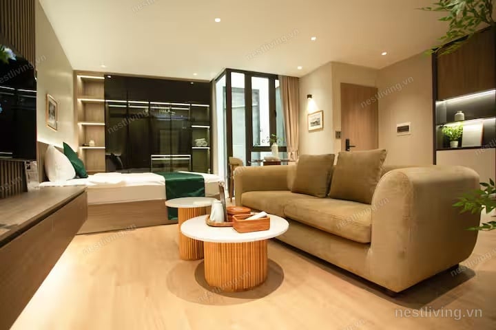 Furnished Studio for Rent in West Lake, Hanoi