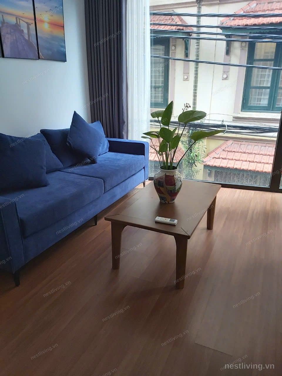 1-Bed Apartment with Balcony for Rent in West Lake, Hanoi