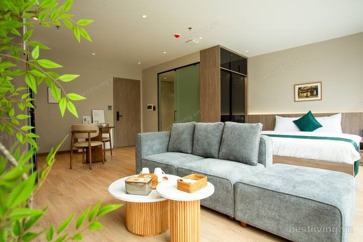 Studio with Balcony for Rent in West Lake, Hanoi