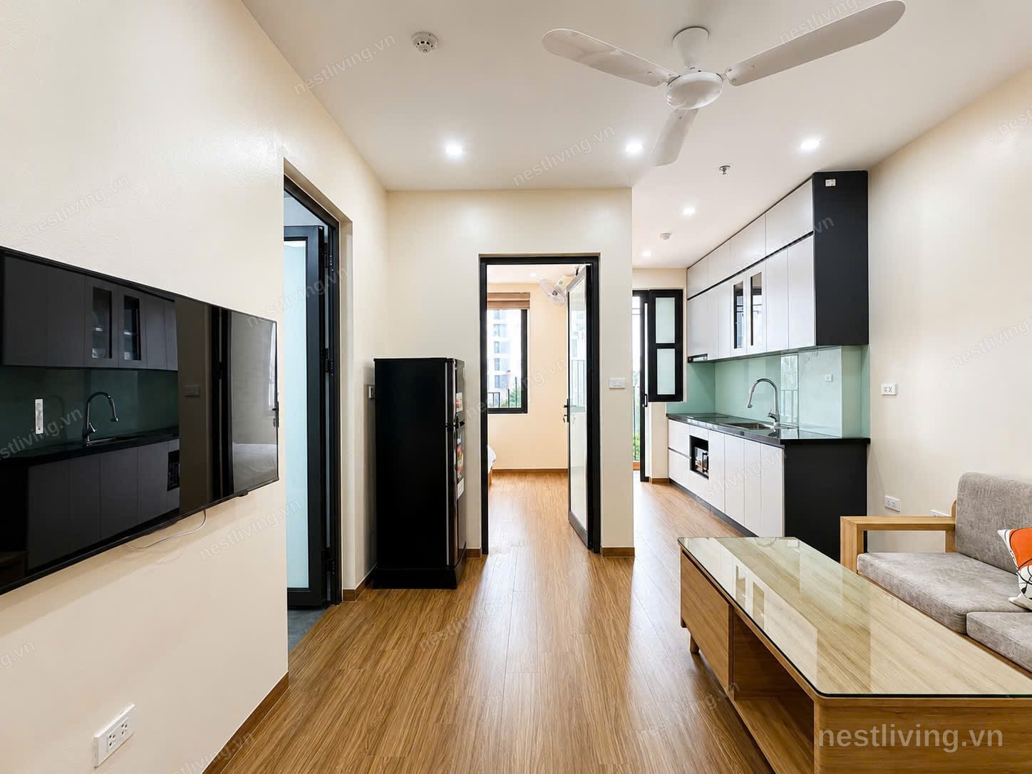 1-Bed Apartment with City View for Rent in West Lake, Hanoi