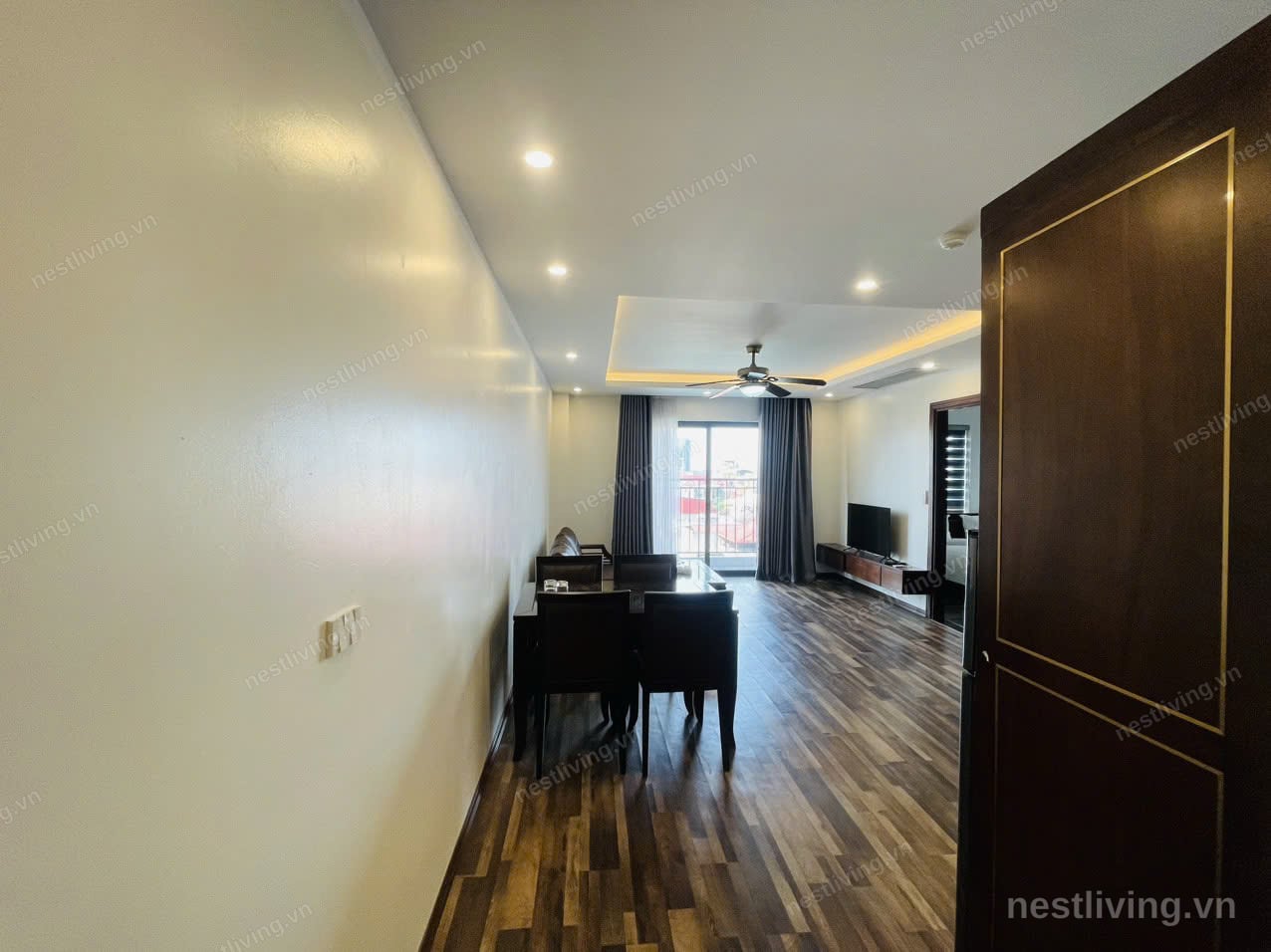Balcony 1-Bed Apartment for Rent in West Lake, Hanoi
