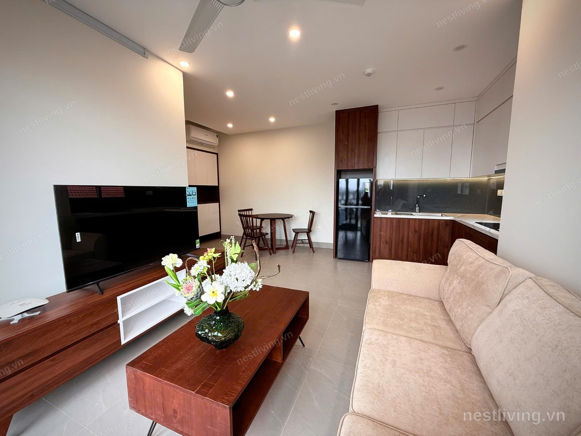 1-Bed Apartment with Balcony for Rent in West Lake, Hanoi