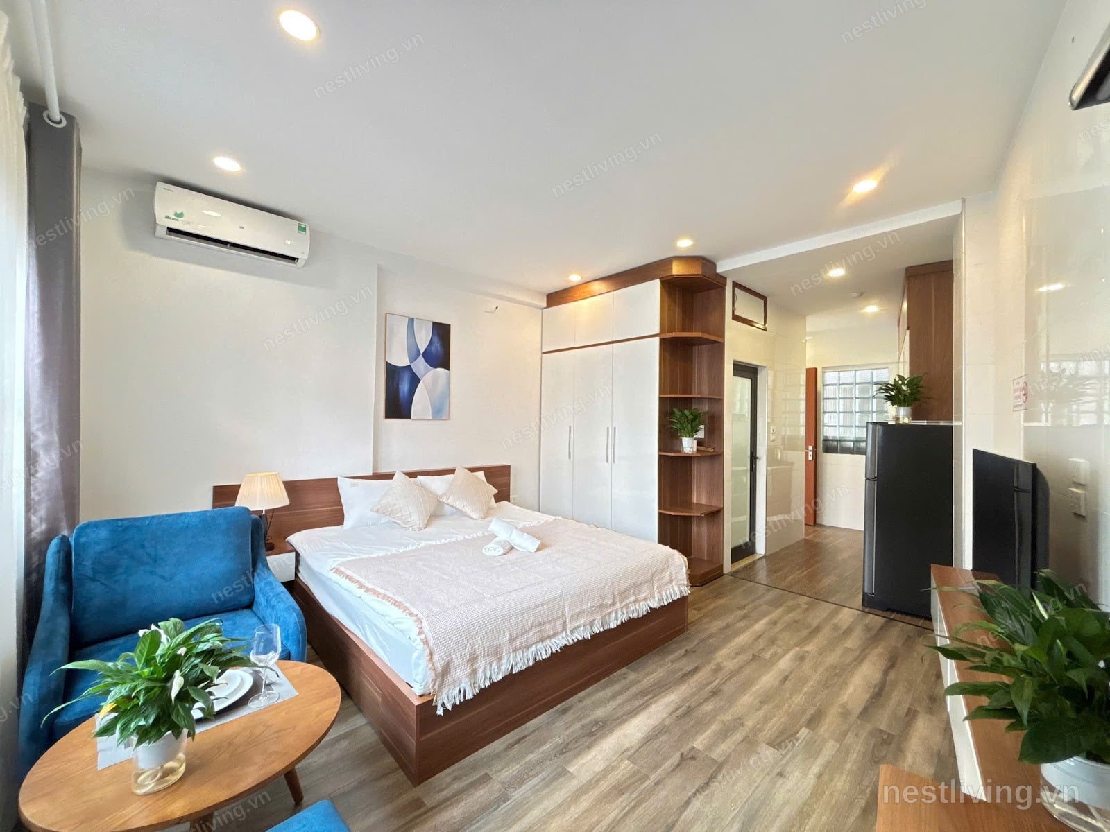 Furnished Studio for Rent in West Lake, Hanoi