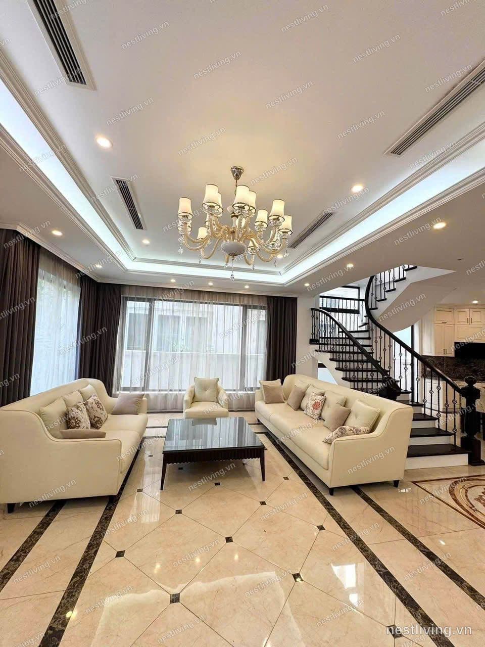 Furnished 4-Bed Villa for Rent in Long Bien, Hanoi