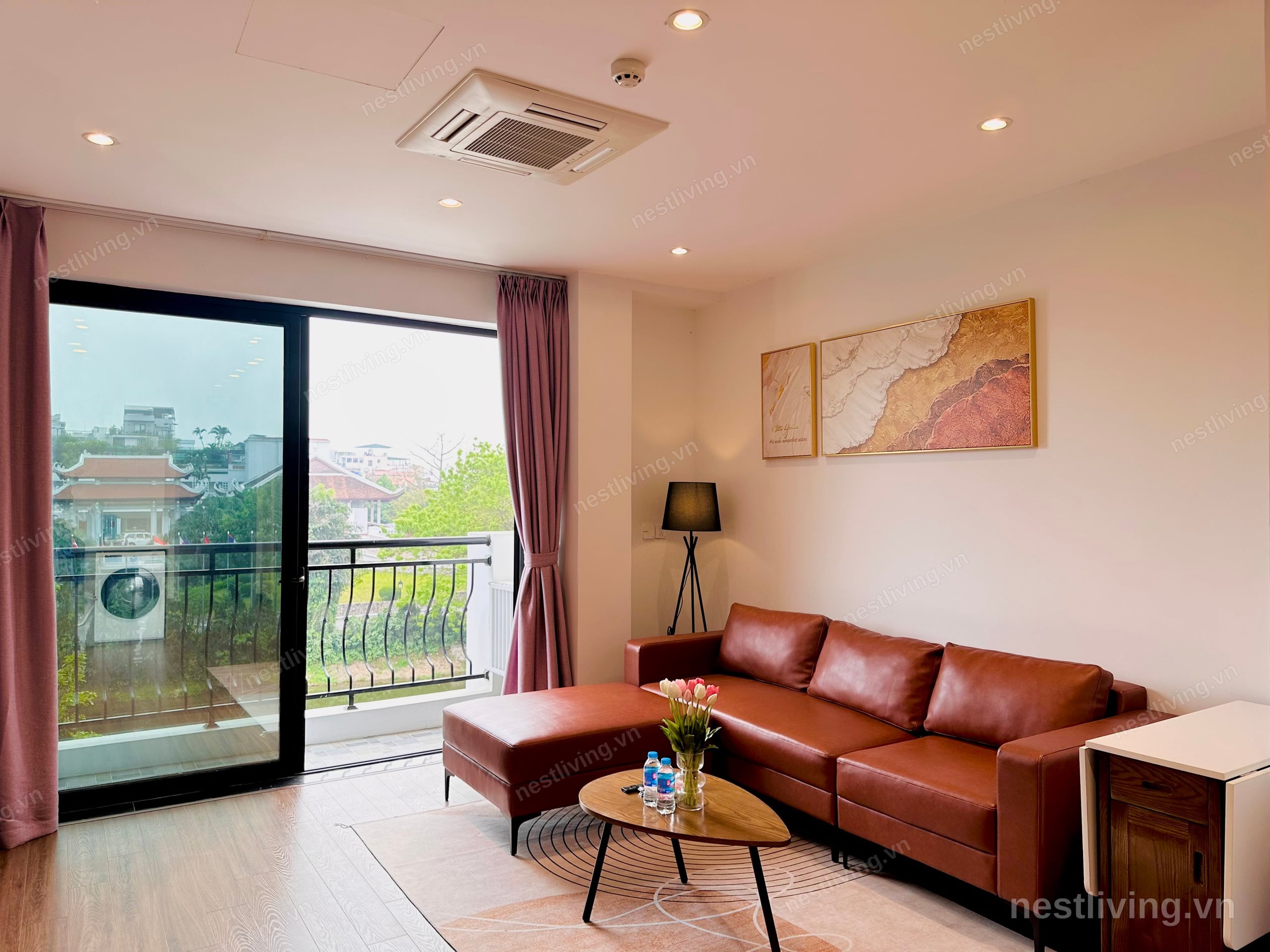 Lake View 1-Bed Apartment for Rent in West Lake, Hanoi