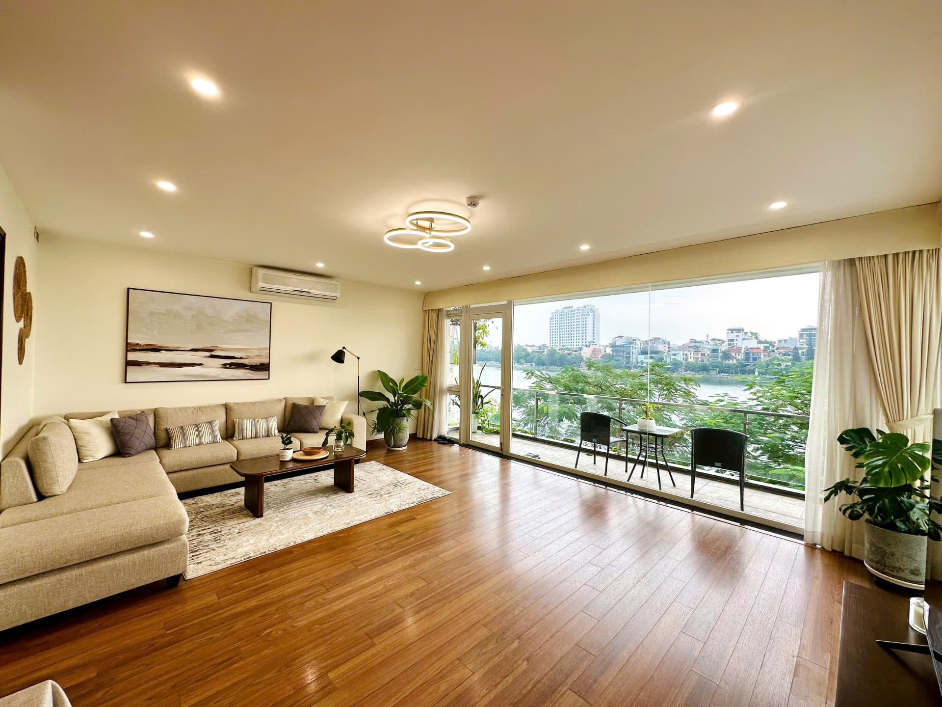 Lake View 3 Bedroom Apartment for Rent on Quang An Street