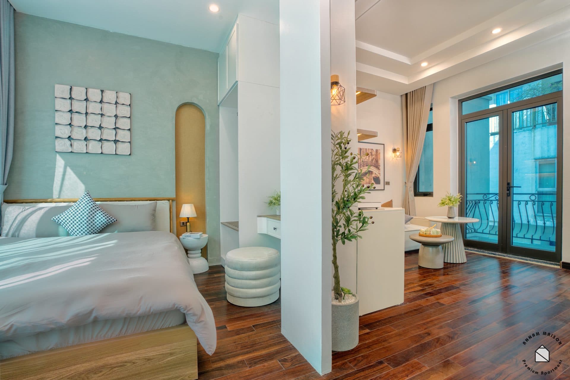 Modern 1 bedroom apartment on Xom Chua street 3