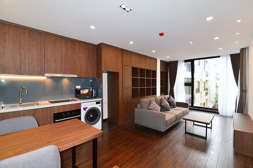 Balcony 1-Bed Apartment for Rent in West Lake, Hanoi