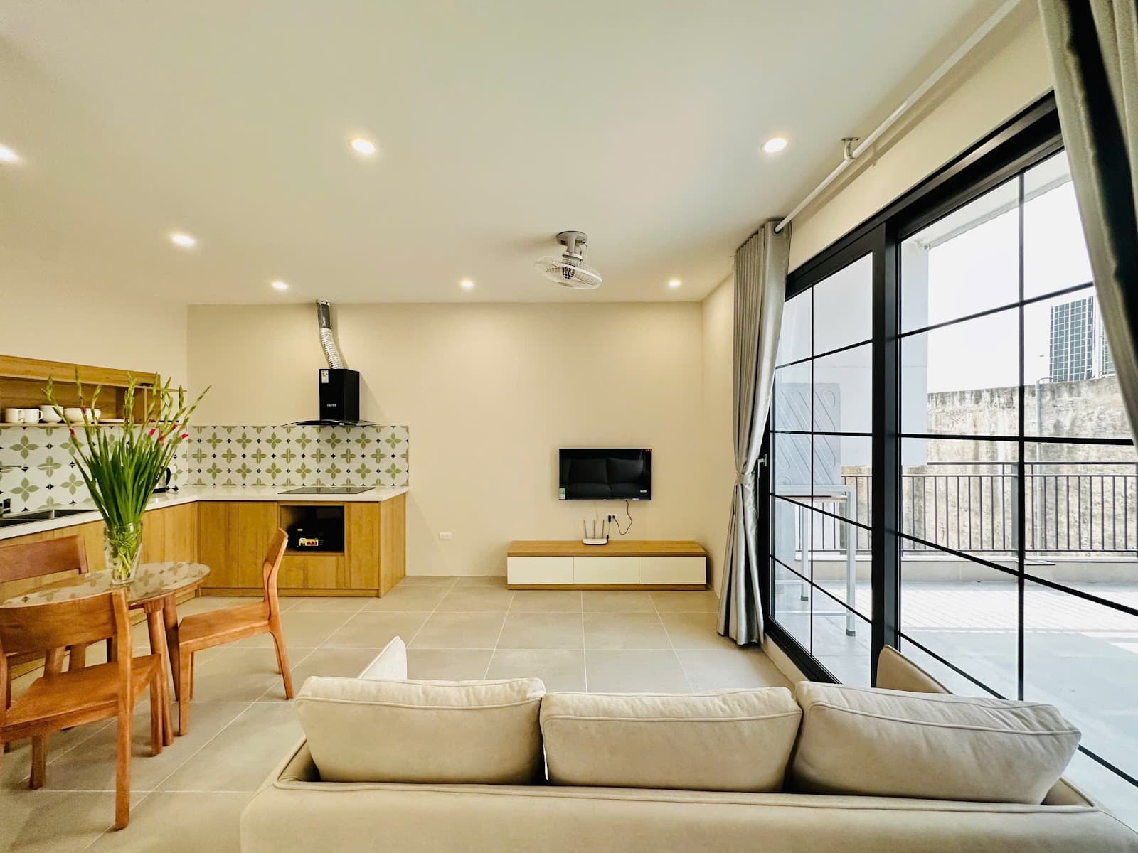 Top Floor 1-Bedroom Apartment with Huge Balcony on To Ngoc Van, Tây Hồ · Unit 701