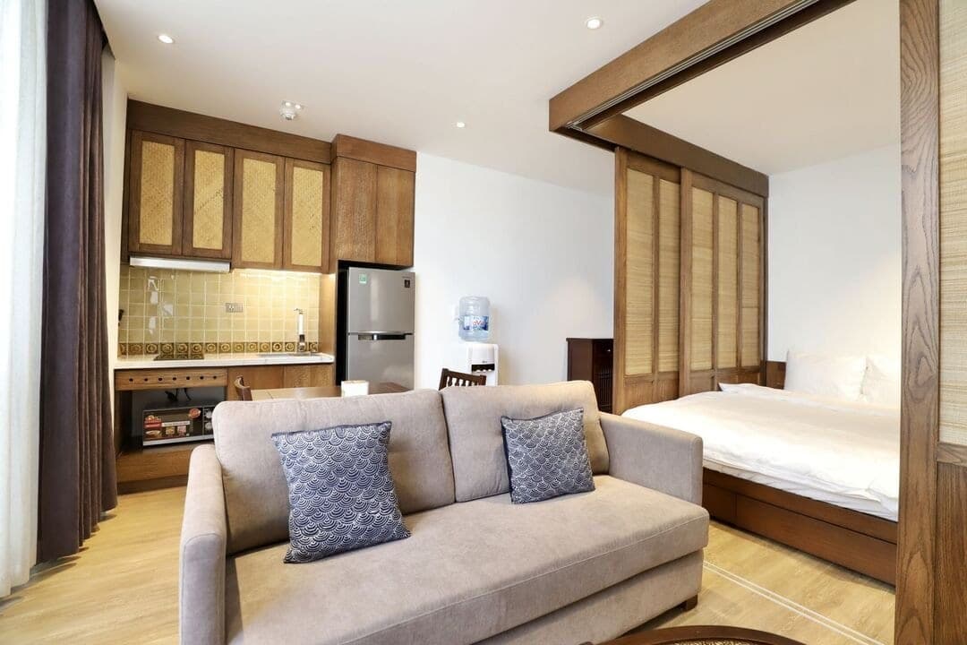 1-Bedroom Apartment with Balcony on Tôn Thất Thiệp, Hoàn Kiếm · Unit 203B