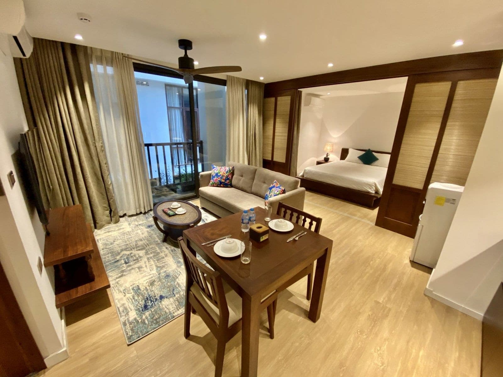 1-Bedroom Apartment with Balcony on Tôn Thất Thiệp, Hoàn Kiếm · Unit 202A
