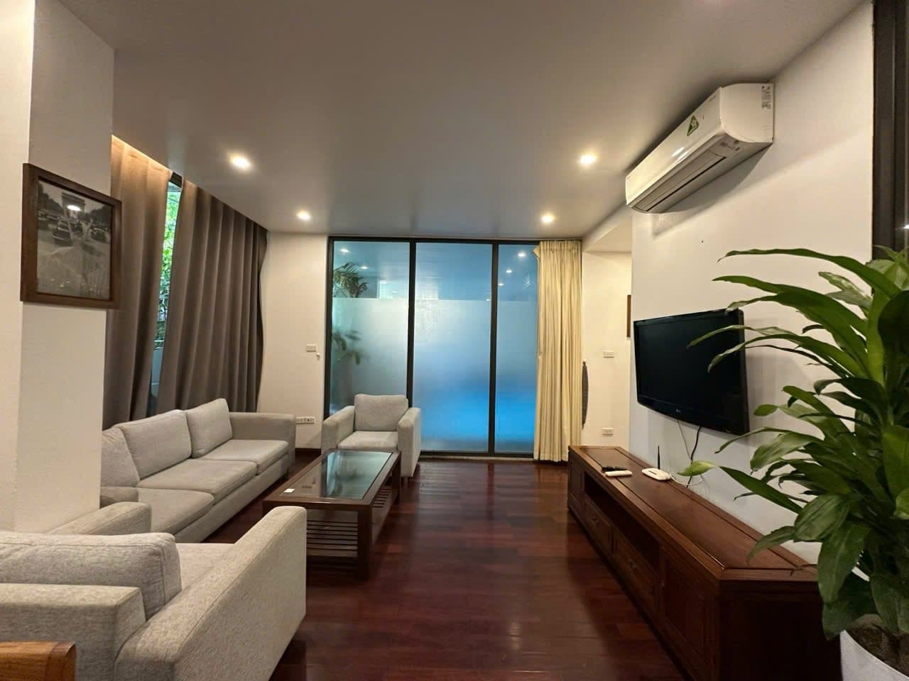 Balcony 2-Bed Apartment for Rent in West Lake, Hanoi
