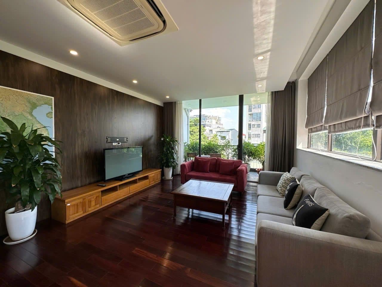 City View 4-Bed Apartment for Rent in West Lake, Hanoi