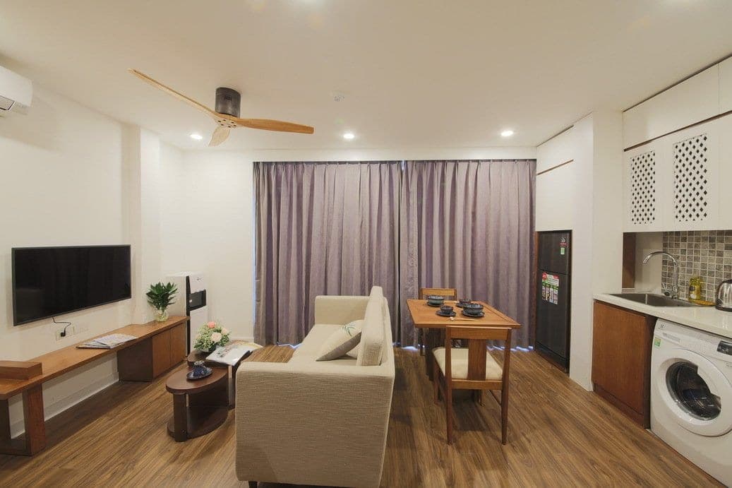 1-Bedroom Apartment with Balcony on Đào Tấn, Ba Đình · Unit 303