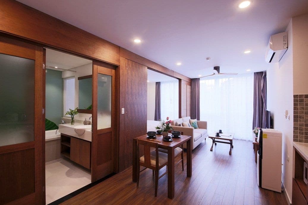 1-Bedroom Apartment with Balcony at 19/36 Dao Tan, Ba Đình · Unit 201