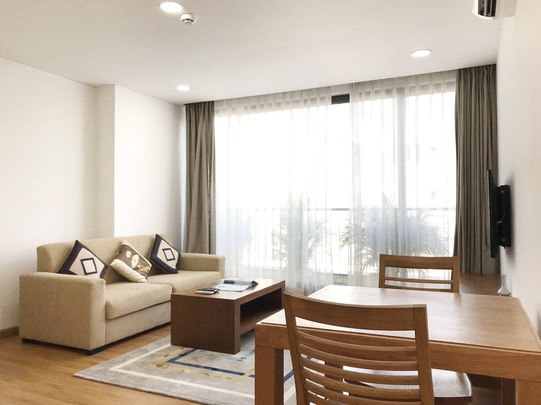 1-Bedroom Apartment with Balcony at 26 Pham Huy Thong, Ba Đình