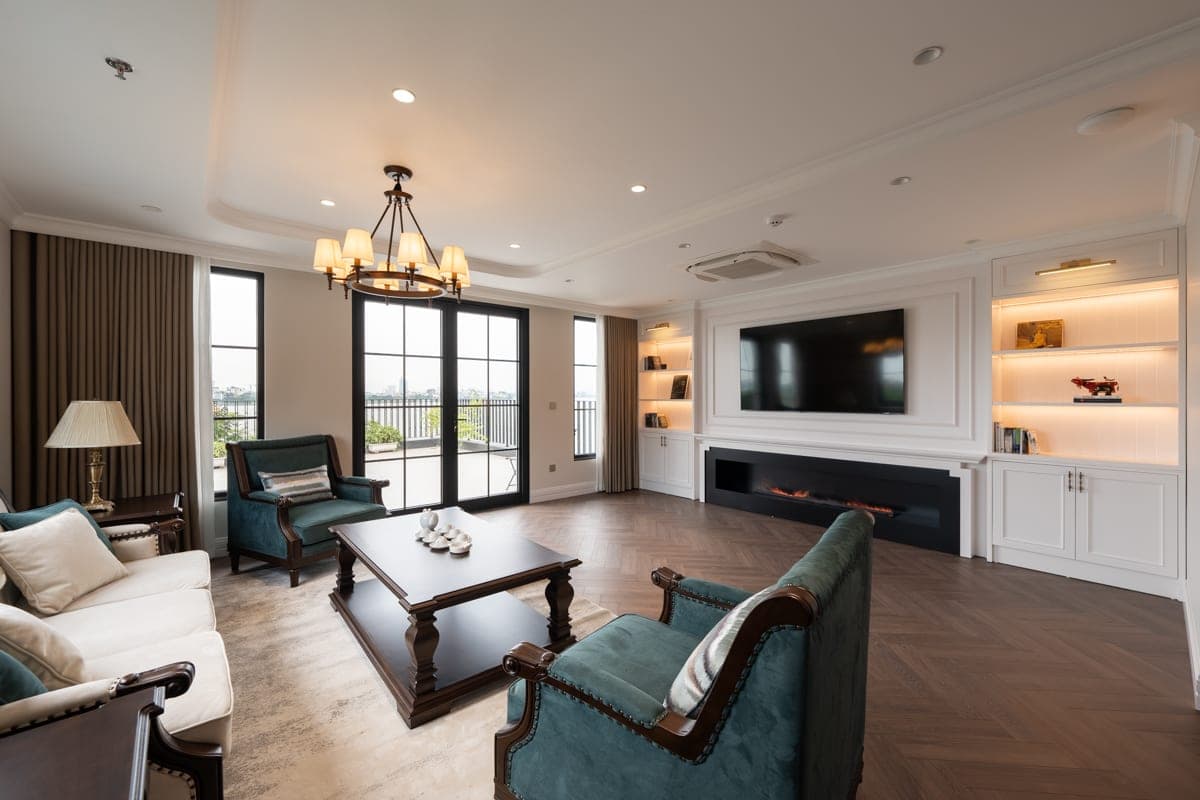 Lake View 3-Bed Apartment for Rent in West Lake, Hanoi