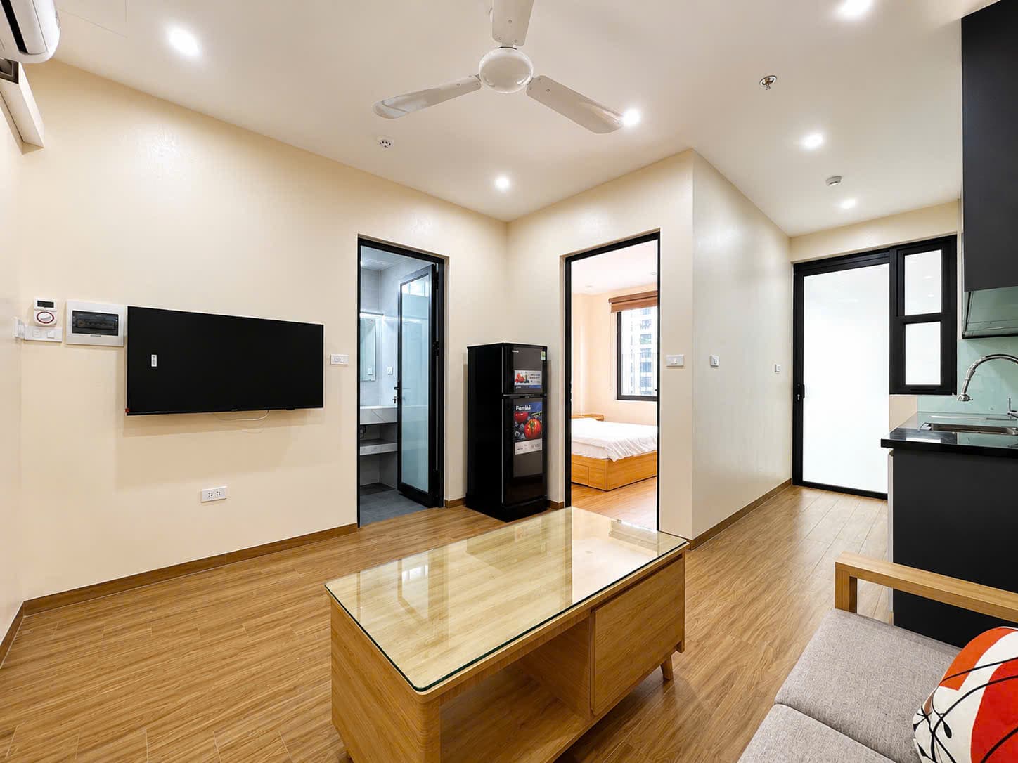 New Starter 1-Bedroom Apartment on 11 Tay Ho Street, Tây Hồ · Unit 2F 2