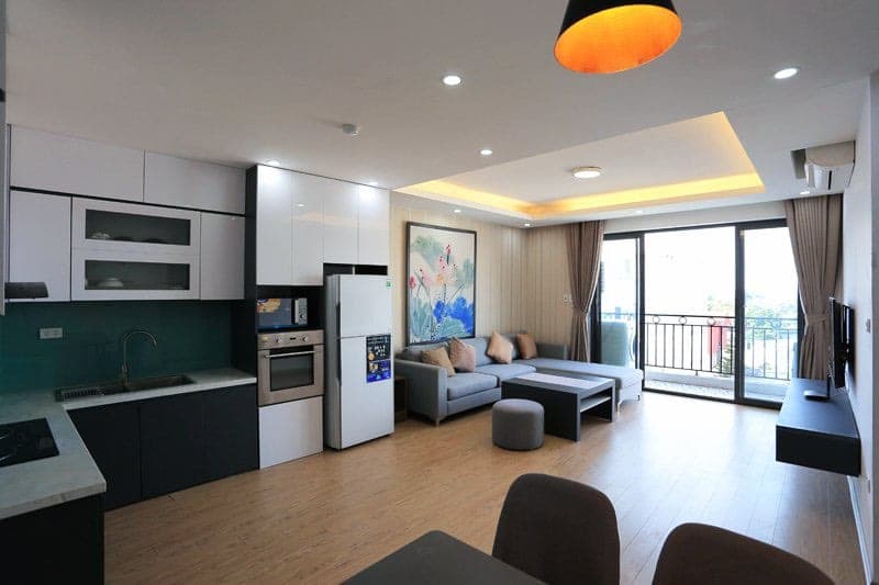 City View 2-Bed Apartment for Rent in West Lake, Hanoi