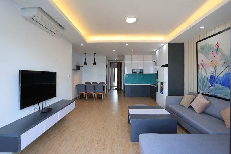 City View 2-Bed Apartment for Rent in West Lake, Hanoi