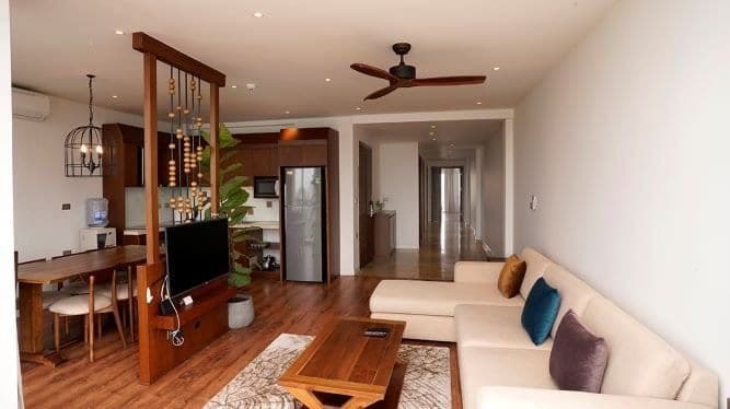 Three-Bedroom Apartment with Balcony at 84 Xóm Chùa, Tây Hồ