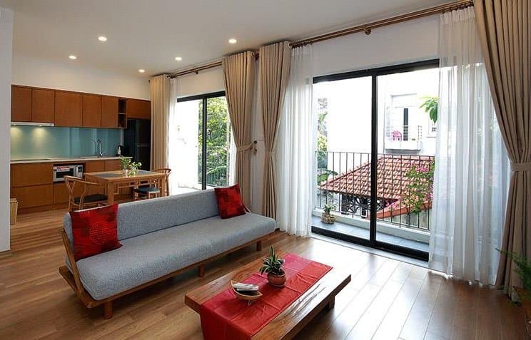 Japanese Style 1-Bedroom Apartment with Balconyin Tây Hồ · Lane 31 Xuan Dieu · Ref A60819