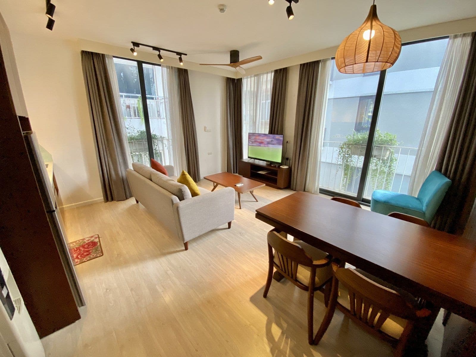 Two-Bedroom Apartment with Balcony at Kim Ma, Ba Đình