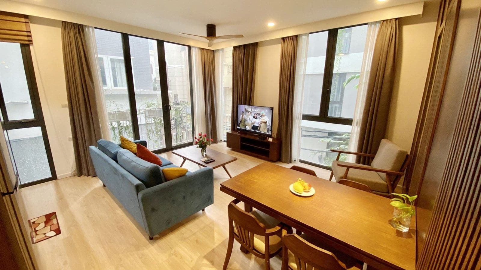 Two-Bedroom Apartment with Balcony at 19/535 Kim Ma, Ba Đình