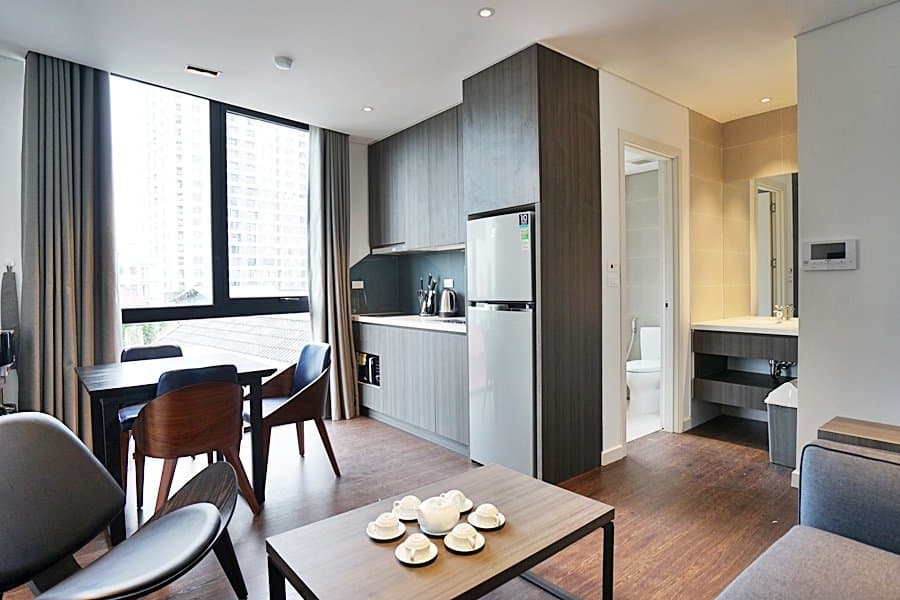 City View 1-Bed Apartment in Tây Hồ · No. 2B Lane 25 Tay Ho