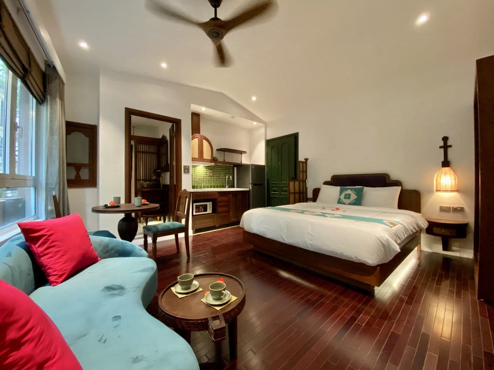 1-Bedroom Apartment with Balcony at 51 Nguyen Khac Hieu, Ba Đình · Unit 302
