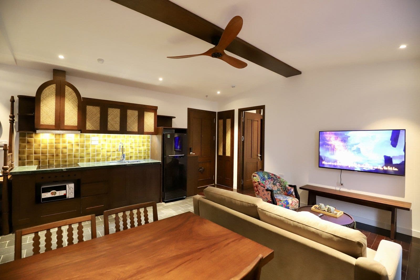Two-Bedroom Apartment with Balcony at 51 Quang Khanh, Tây Hồ